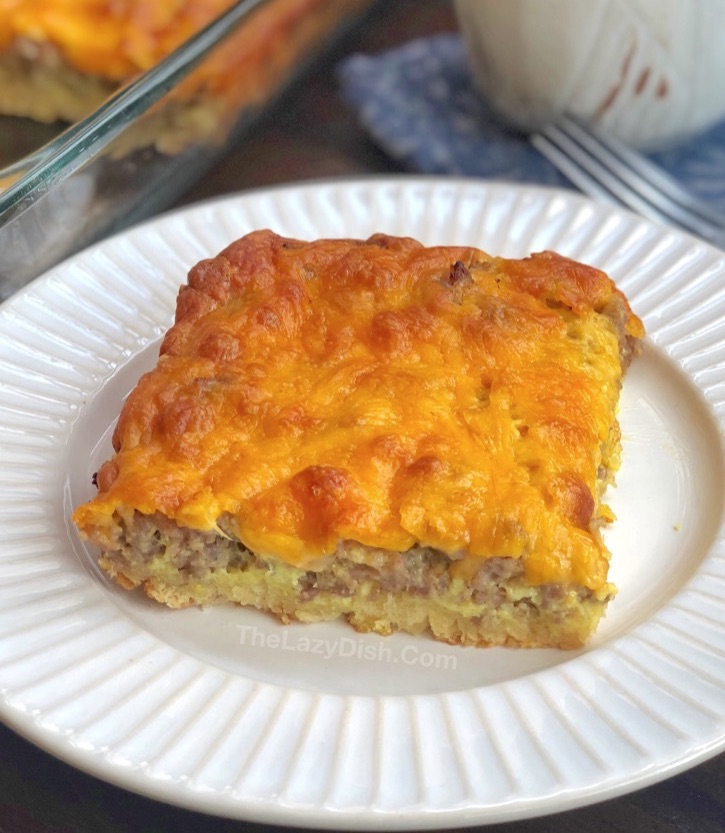 Easy Sausage Breakfast Casserole (4 Ingredients!)-image