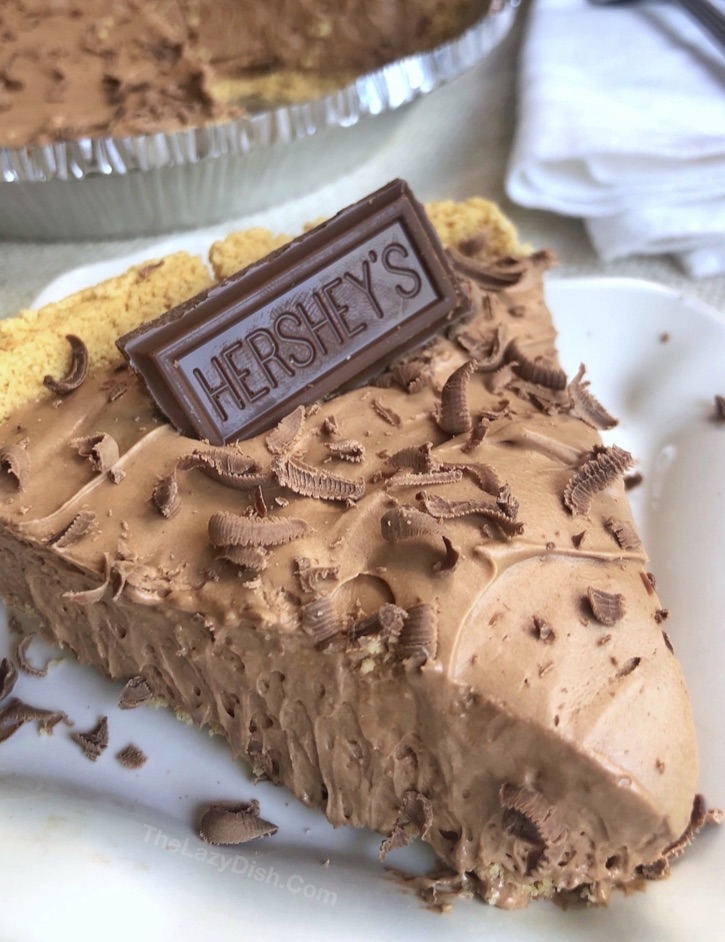 3 Ingredient No-Bake Hershey’s Pie
