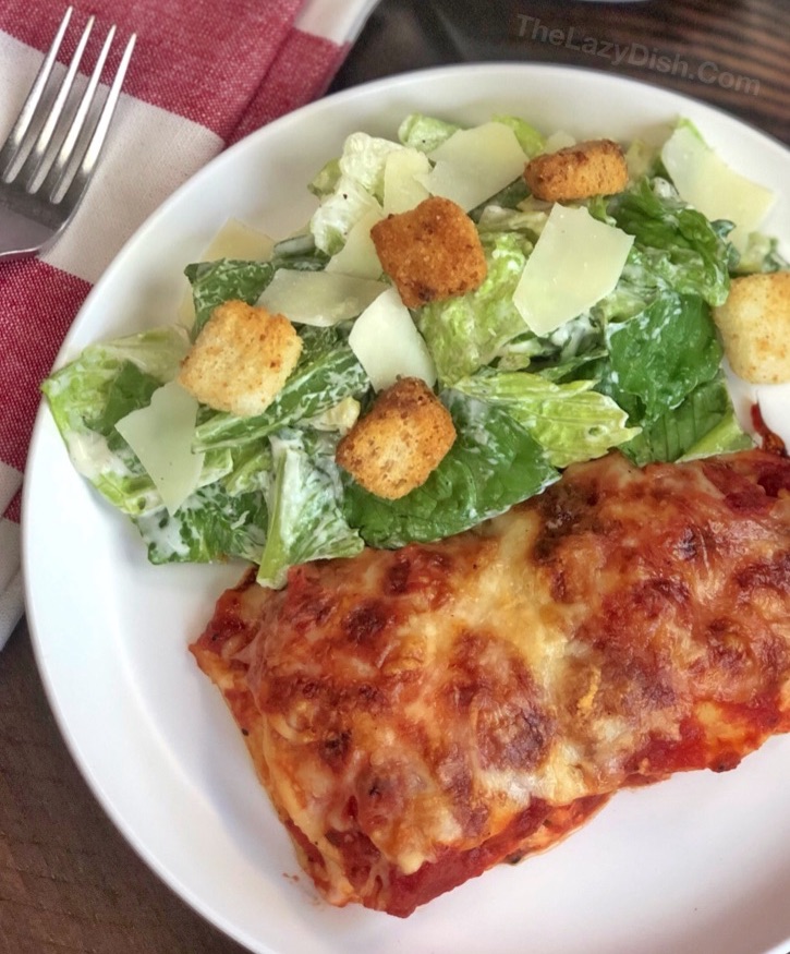 Lazy Lasagna (3 Ingredients) The Lazy Dish