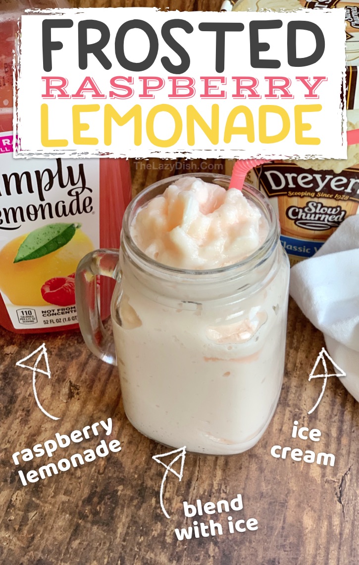 Easy Frosted Lemonade For Summer The Lazy Dish