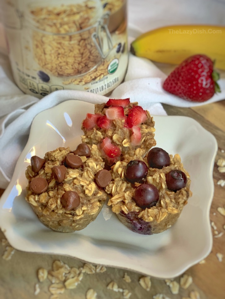 easy 3 ingredient vegan banana oat muffins recipe