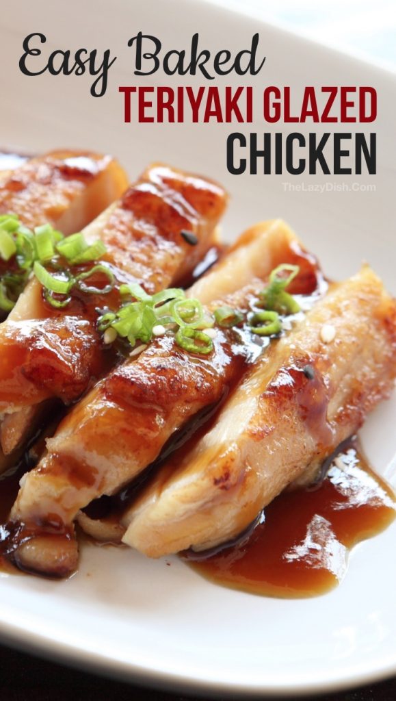 Easy Baked Teriyaki Chicken The Lazy Dish