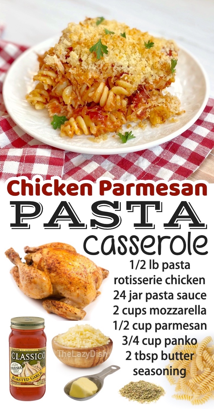 Are you on the hunt for quick and easy family dinner recipes for your picky eaters? My kids love this cheesy rotisserie chicken and pasta casserole! It's fast, cheap and simple to make on busy school nights, plus you can get several meals out of it. We love leftovers! This recipe is perfect for kids who are super picky when it comes to eating dinner.
