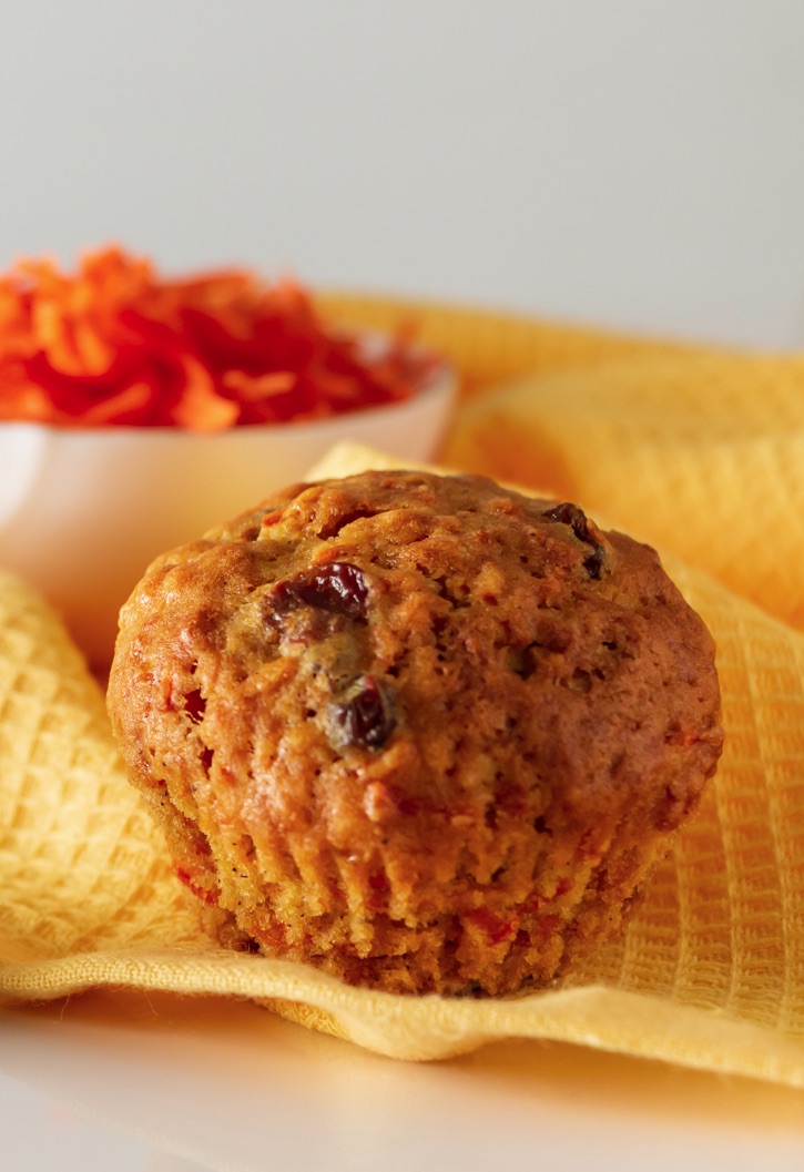 Carrot Cake Muffins made with a box of carrot cake mix! Easy breakfast idea for spring and Easter.