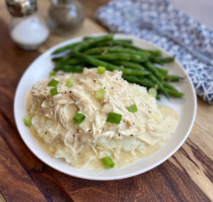 Crockpot Chicken & Gravy - Plain Chicken