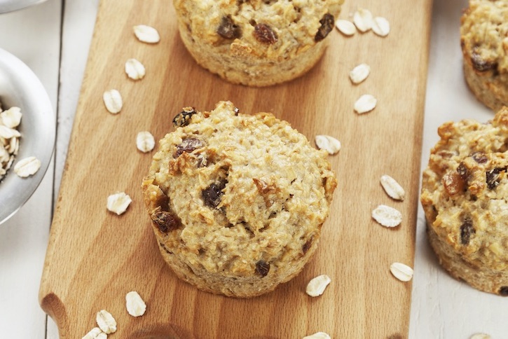 Quick and Easy Oatmeal Raisin Muffins Made With Cake Mix (A yummy breakfast or snack idea the kids will love!)