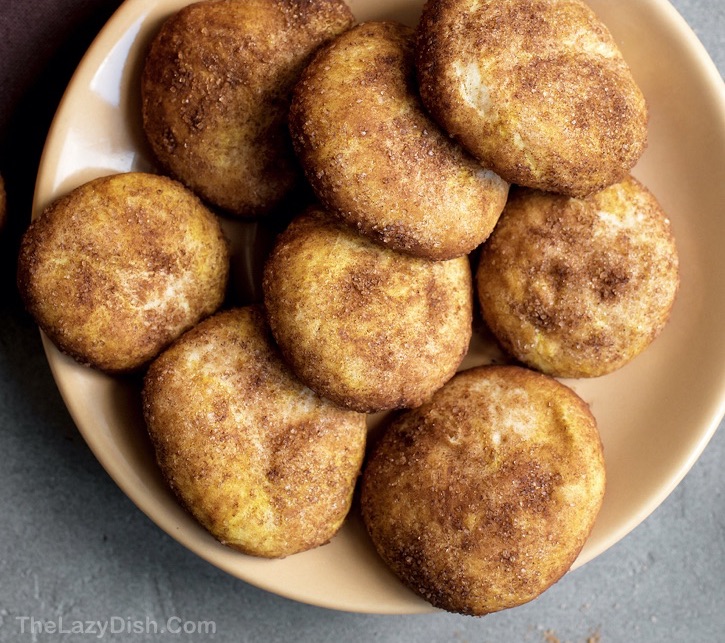 Easy Cake Mix Snickerdoodle Cookies Recipe