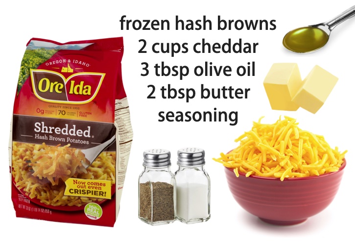 How to make the best crispy frozen hash browns in the oven! 