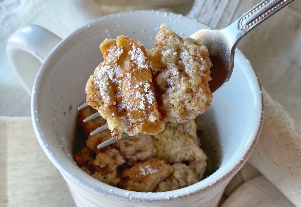 2-Minute French Toast in A Cup