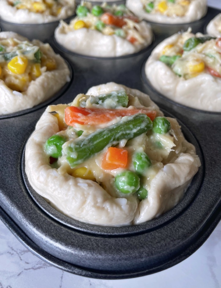 The Best Mini Chicken Pot Pies (Made with Pillsbury Biscuits & Canned Chicken)