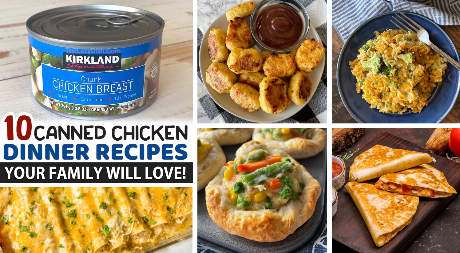 10 Easy Canned Chicken Dinner Recipes Your Family Will Love