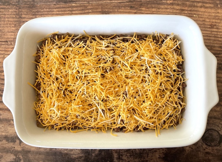 Cheeseburger Biscuit Casserole