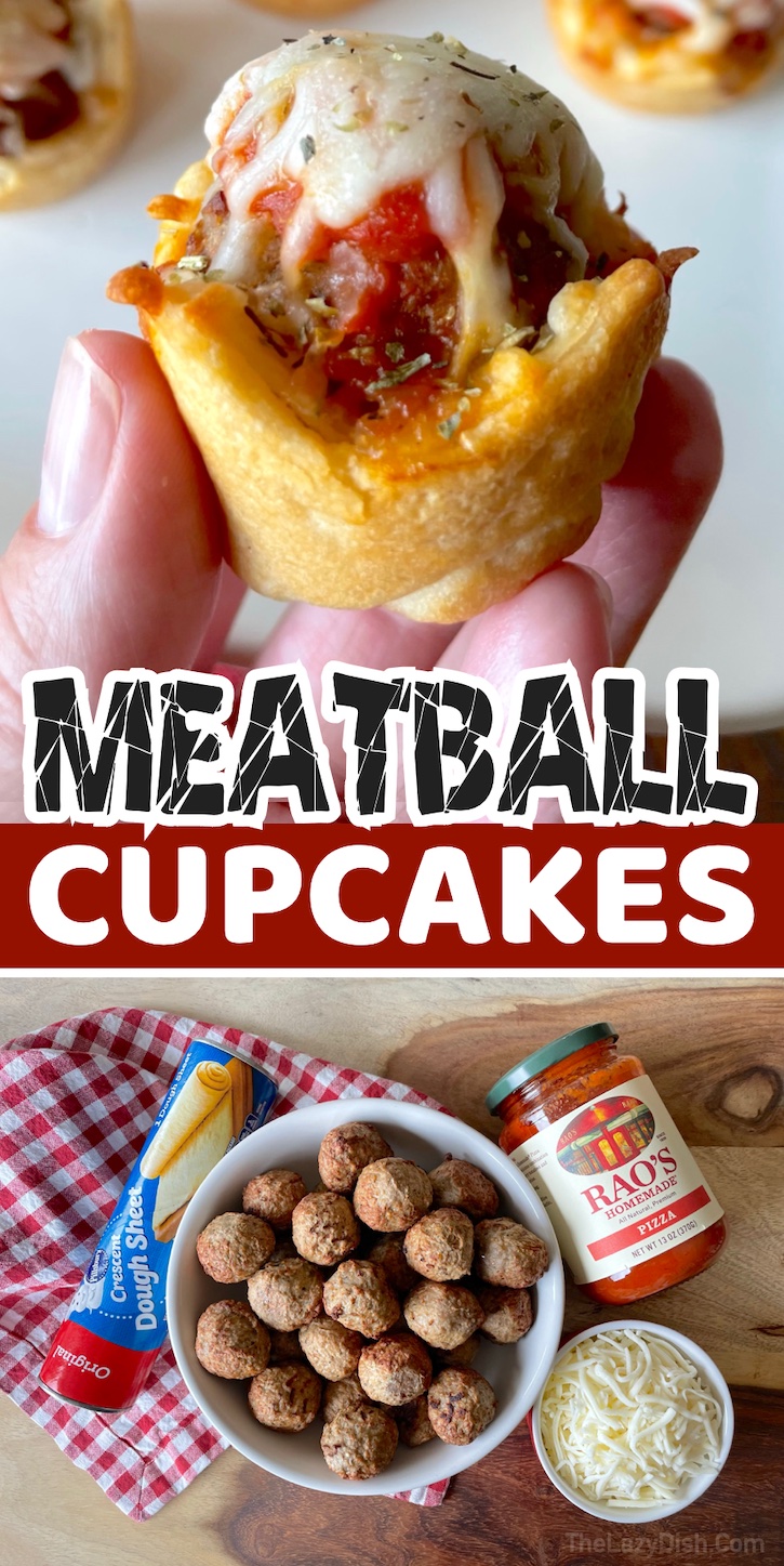 If you're looking for fun dinner ideas for family meals, these mini meatball cupcakes are a total hit with my picky eaters! Kids love the fun cupcake shape and the savory flavor. They are super quick and easy to make with just a handful of cheap and basic ingredients. Nothing exotic here! Just pure fun. 