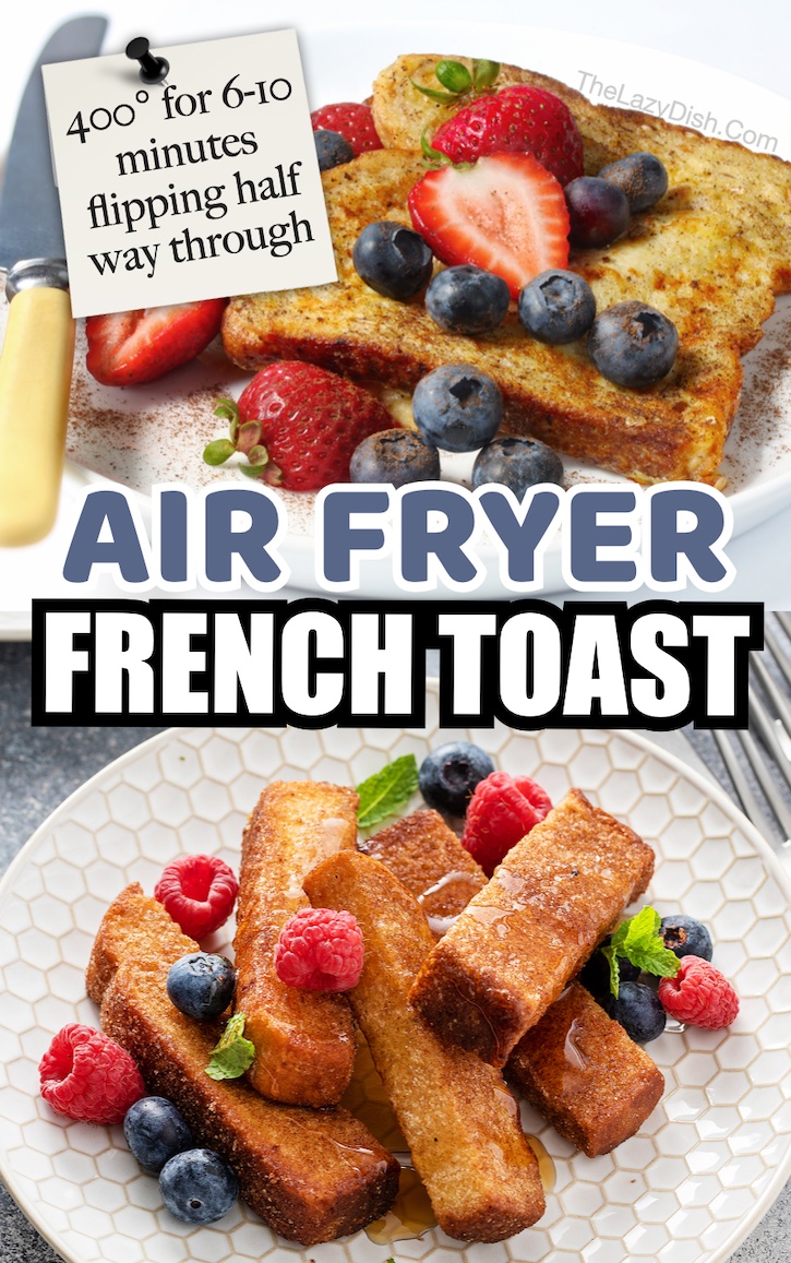 Air Fryer French Toast | Our new favorite breakfast idea! My kids love French toast in the air fryer. 