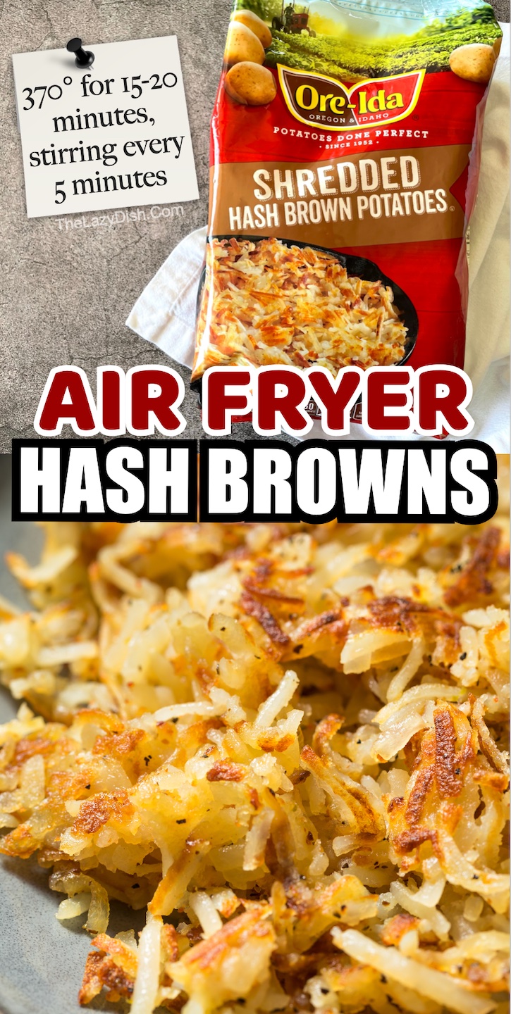 Air Fryer Hash Browns | How to make amazing crispy breakfast potatoes!
