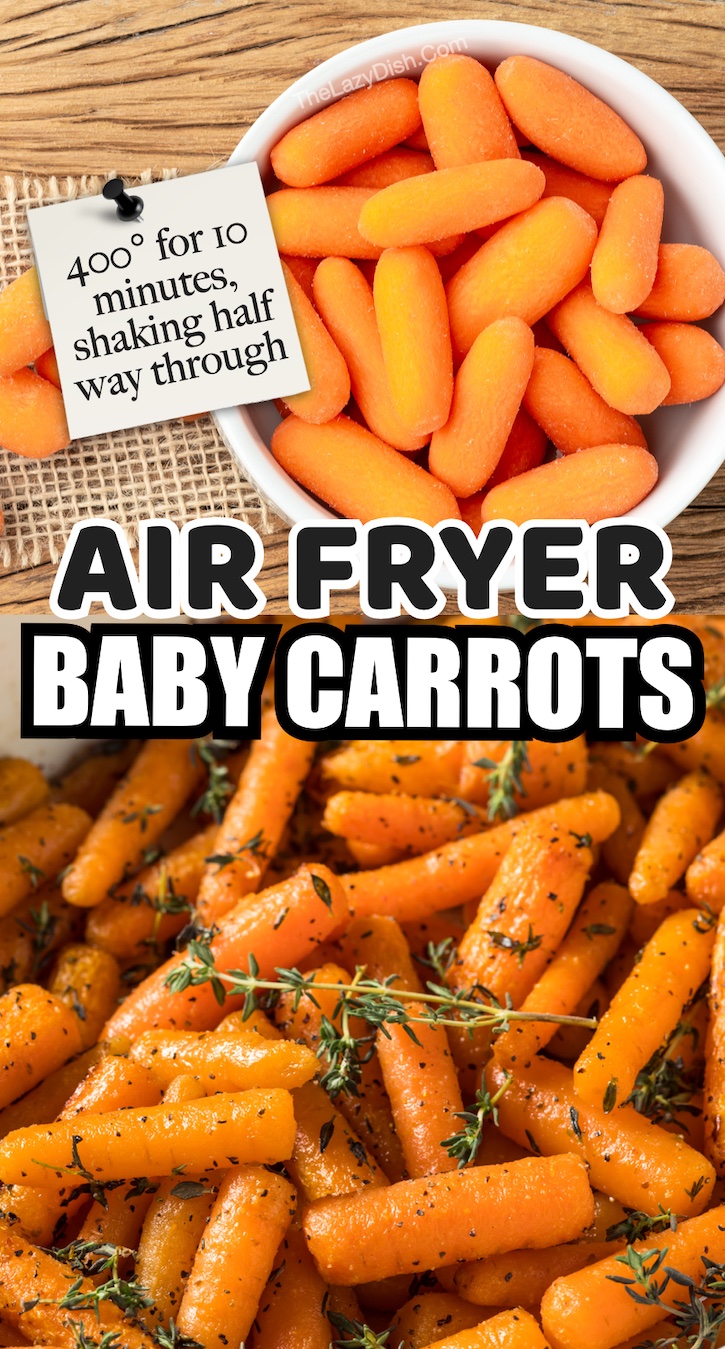 Air fryer baby carrots! They get super tender and flavorful. Just toss with oil and some salt, pepper and garlic powder. The air fryer is great for Thanksgiving! So many side dishes you can make without taking up oven space. 