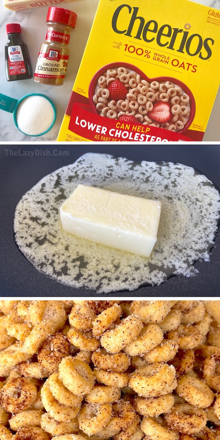 Crockpot Mini Doughnut Toasted Cheerios - Big Bear's Wife - Slow