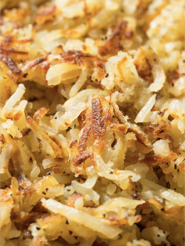 How to make Frozen Hash Browns extra crispy in the OVEN! The Lazy Dish