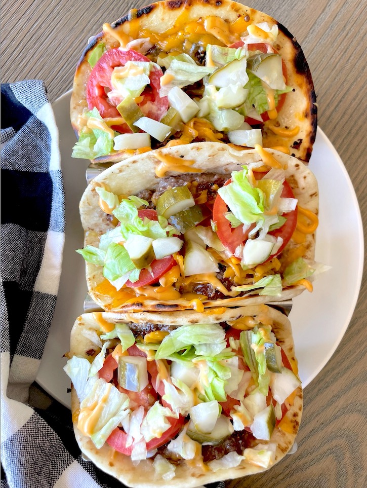 How to make Smash Burger Tacos on a Blackstone griddle!