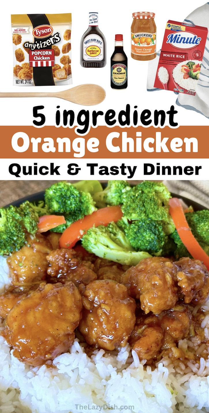 If you're looking for quick and easy dinner ideas, this easy homemade orange chicken recipe is perfect. Using only 5 cheap ingredients you can make one of the best meals for your picky eaters. This recipe is kid approved and totally effortless!