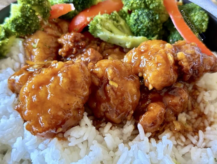 this is the perfect orange chicken sauce recipe. With just a hint of orange flavor, this sticky sauce is perfect over chicken and rice to make the best quick dinner ever.