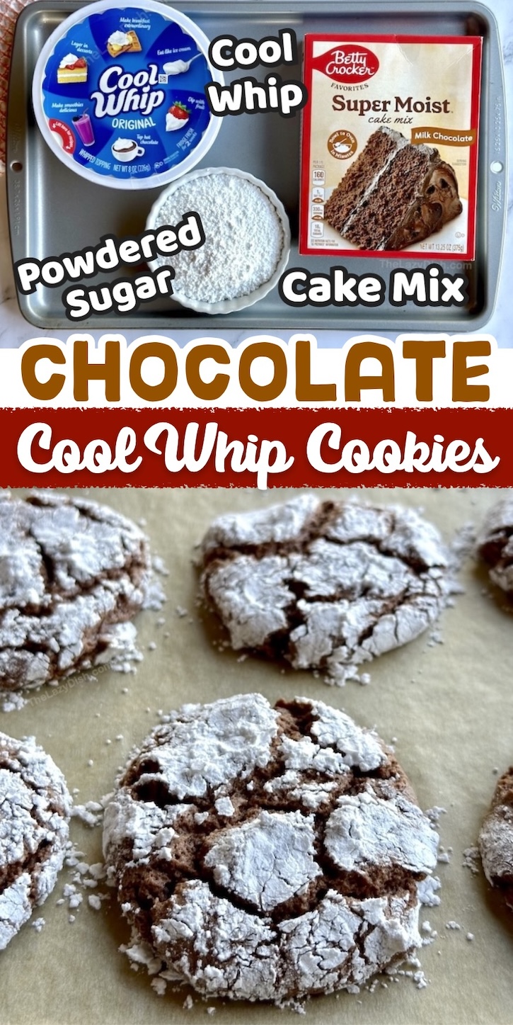 These Quick and Easy Chocolate Cool Whip Cookies are a fun treat to make at home with the kids! They are awesome for any time of the year, but we make them every year for the holidays especially Christmas. Try them for bake sales and parties, too! A crowd pleaser for sure. 