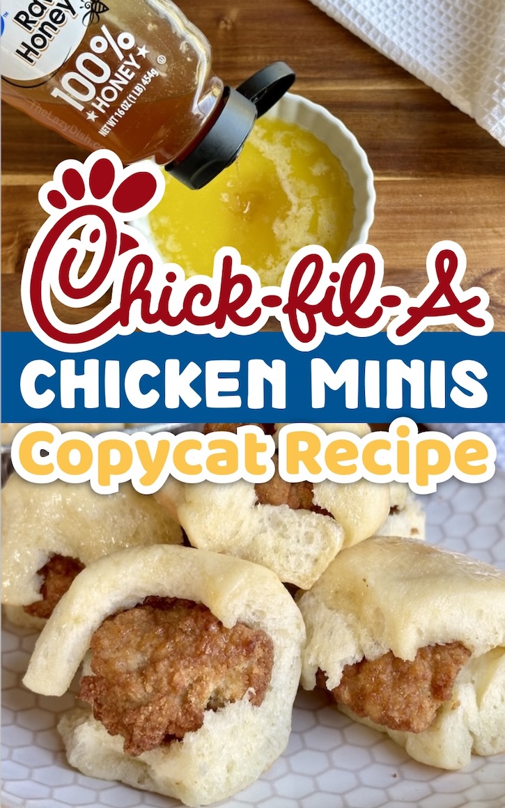 Copycat Chick-fil-A Breakfast Recipe | How to make these yummy mini sandwiches at home with frozen biscuits and popcorn chicken! This fun and easy breakfast is perfect for special occasions and family gatherings. A real treat for breakfast, especially on Sunday mornings when Chickfila is closed!