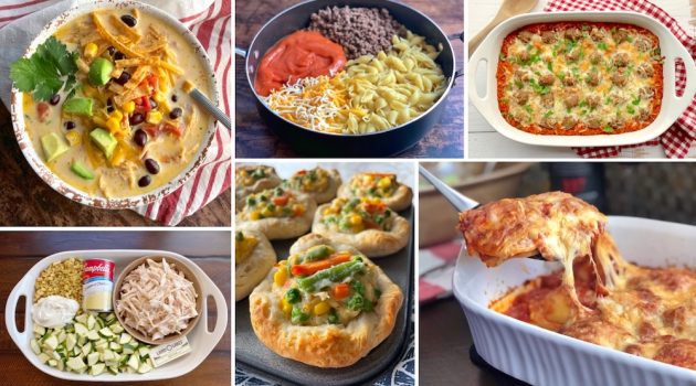 List of quick and easy family meals to make on busy weeknights for picky kids of all ages.