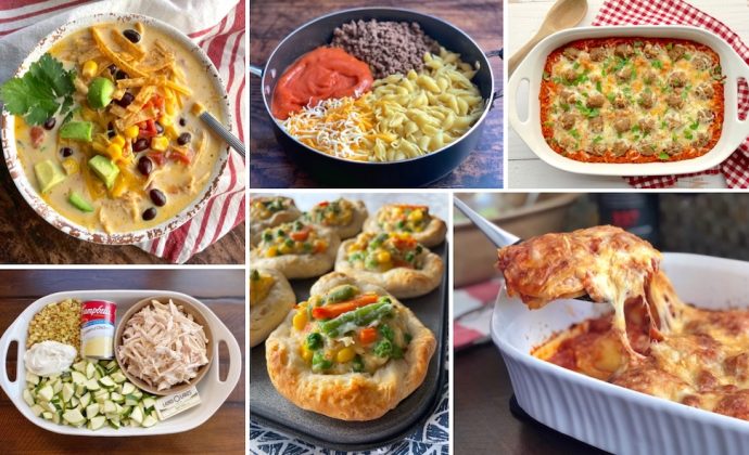 List of quick and easy family meals to make on busy weeknights for picky kids of all ages.