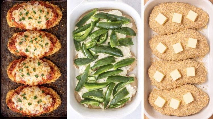 Delicious ways to bake chicken breasts in the oven that actually taste good. A list of simple, tasty, and easy to prepare recipes made with few ingredients.