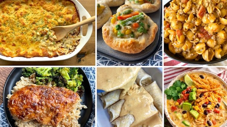 List of Fall comfort food dinner recipes from The Lazy Dish! Quick and easy recipes for a cold fall or winter night at home with the family.
