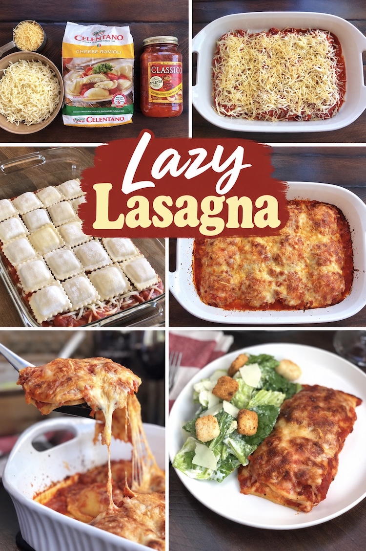 Number 15 on the List of Easy Fall Dinner Recipes For Picky Eaters: Lazy Lasagna! This popular pasta dinner recipe is hot and delicious yet made with just 3 ingredients that only take 5 minutes to prepare.